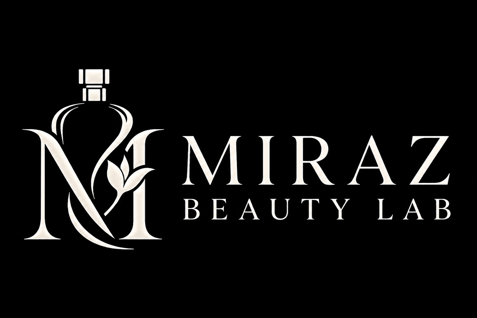 Miraz Beauty Lab logo footer